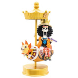 Brook World Collectible Figure Mugiwara Store MERRY&SUNNY "GO" ROUND! - ONE PIECE - Authentic Japanese TOEI ANIMATION Figure 