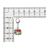 Brute Bonnet - National Pokédex Metal Charm Keychain #986 - Authentic Japanese Pokémon Center Keychain 