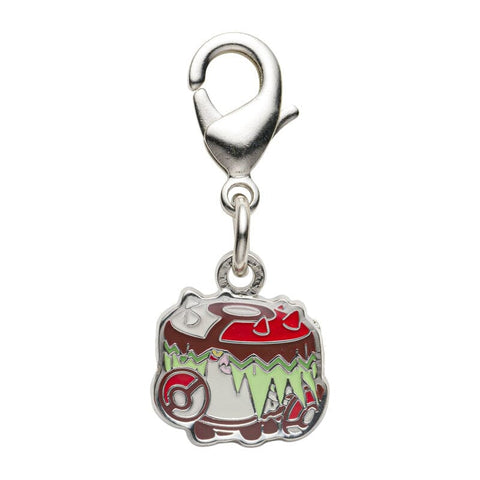 Brute Bonnet - National Pokédex Metal Charm Keychain #986 - Authentic Japanese Pokémon Center Keychain 