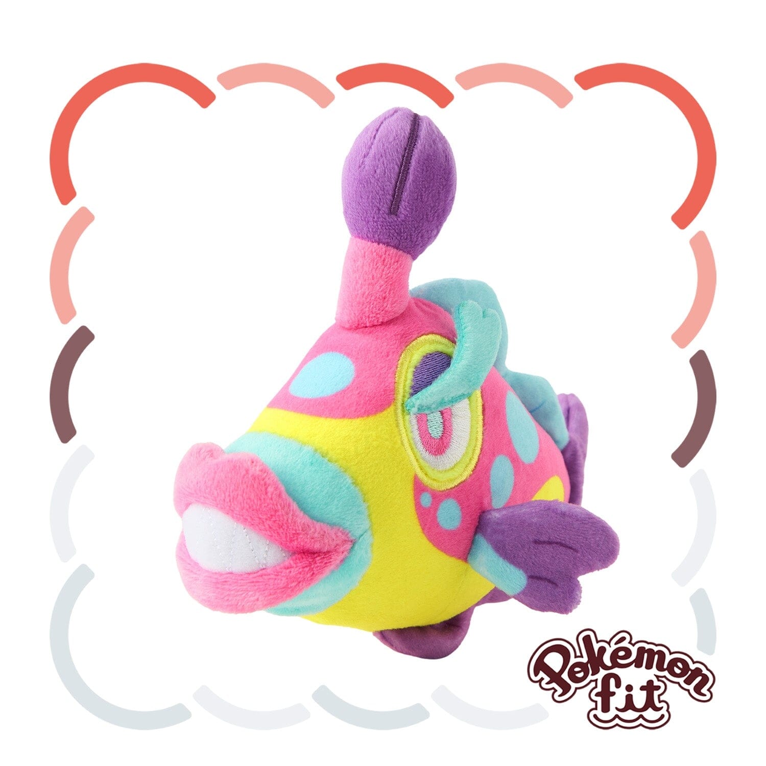Bruxish Plush Pokémon fit | Authentic Japanese Pokémon Plush