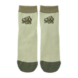 Bulbasaur Middle Socks (23-25cm) Game Dot - Authentic Japanese Pokémon Center Socks (synthetic) 