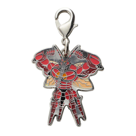 Buzzwole - National Pokédex Metal Charm Keychain #794 - Authentic Japanese Pokémon Center Keychain 