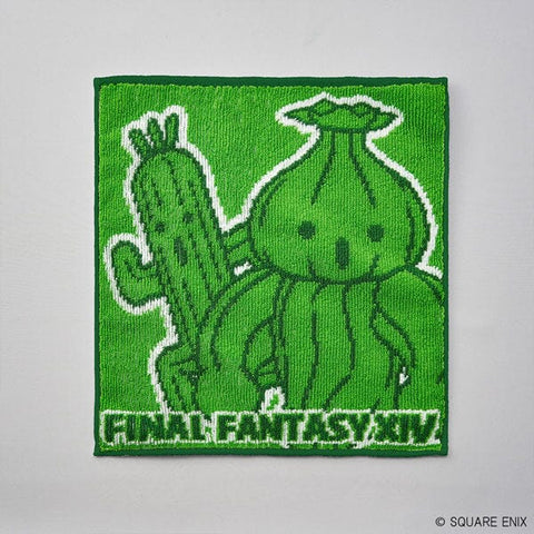 Cactuar & Barreltender Hand Towel - Final Fantasy XIV - Authentic Japanese Square Enix Towel (cotton) 