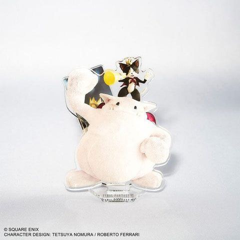 Cait Sith & Fat Moogle Acrylic Stand Final Fantasy VII Rebirth - Authentic Japanese Square Enix Office product 