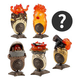 Calcifer KAZARING Figure "Lots of Calcifers" - Howl's Moving Castle (6Pcs/BOX) - Authentic Japanese Benelic Figure 
