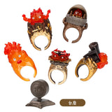 Calcifer KAZARING Figure "Lots of Calcifers" - Howl's Moving Castle (6Pcs/BOX) - Authentic Japanese Benelic Figure 