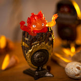Calcifer KAZARING Figure "Lots of Calcifers" - Howl's Moving Castle (6Pcs/BOX) - Authentic Japanese Benelic Figure 