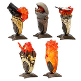 Calcifer KAZARING Figure "Lots of Calcifers" - Howl's Moving Castle (6Pcs/BOX) - Authentic Japanese Benelic Figure 