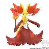 Calem & Chesnaught & Delphox Pokémon Scale World Figure Kalos Region - Authentic Japanese Bandai Namco Figure 