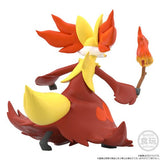 Calem & Chesnaught & Delphox Pokémon Scale World Figure Kalos Region - Authentic Japanese Bandai Namco Figure 
