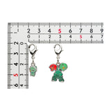 Capsakid, Scovillain - National Pokédex Metal Charm Keychain #951, #952 - Authentic Japanese Pokémon Center Keychain 