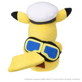 Captain Pikachu (Google ver.) Plush - Authentic Japanese Takara Tomy Plush 
