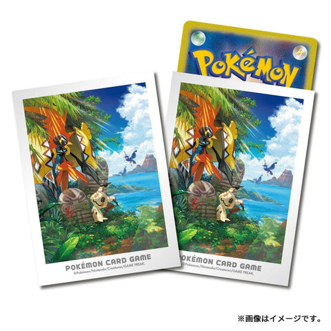 Card Sleeves Alola's Adventure: Tapu Koko & Mimikyu - Pokémon Card Game - Authentic Japanese Pokémon Center TCG Sleeves 