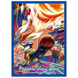 Card Sleeves Cinderace Evolutionary Traces - Pokémon Card Game - Authentic Japanese Pokémon Center TCG Sleeves 