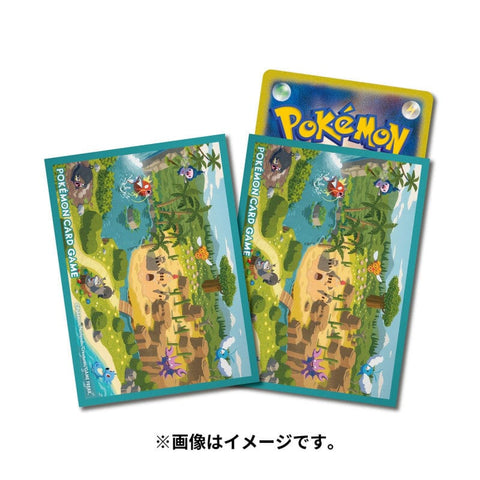 Card Sleeves Connected World Pokémon Card Game - Authentic Japanese Pokémon Center TCG 