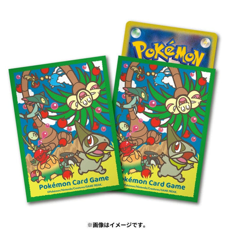 Card Sleeves Double-sided Flip Alolan Exeggutor & Friends Pokémon Card Game - Authentic Japanese Pokémon Center TCG Sleeves 