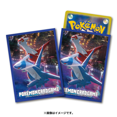 Card Sleeves Latias & Latios Night View Pokémon Card Game - Authentic Japanese Pokémon Center TCG Sleeves 