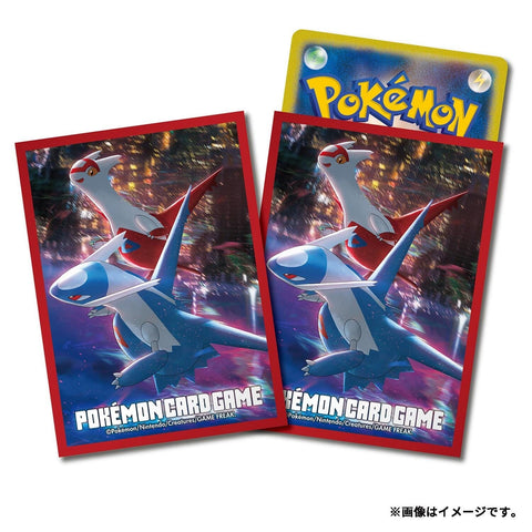 Card Sleeves Latias & Latios Night View (Red) - Pokémon Card Game - Authentic Japanese Pokémon Center TCG Sleeves 