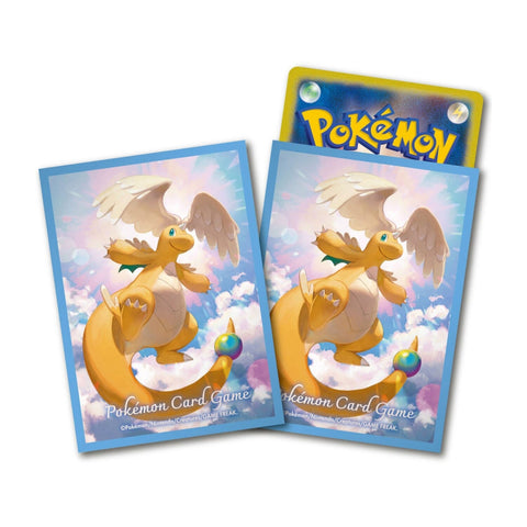 Card Sleeves Mega Dragonite - Pokémon Card Game - Authentic Japanese Pokémon Center TCG Sleeves 