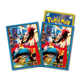 Card Sleeves Mega Lucario - Pokémon Card Game - Authentic Japanese Pokémon Center TCG Sleeves 