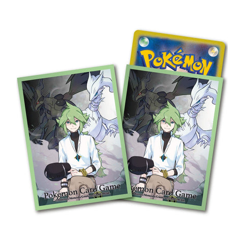 Card Sleeves N & Reshiram & Zekrom - Pokémon Card Game - Authentic Japanese Pokémon Center TCG Sleeves 