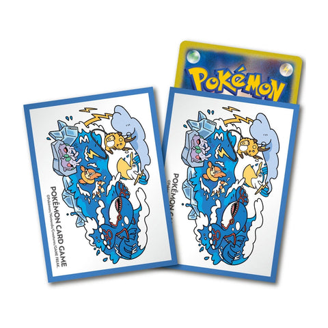Card Sleeves OTENKI TEAM Drizzle - Pokémon Card Game - Authentic Japanese Pokémon Center TCG Sleeves 