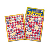 Card Sleeves Pikachu and Heart (Orange) - Pokémon Card Game - Authentic Japanese Pokémon Center TCG Sleeves 