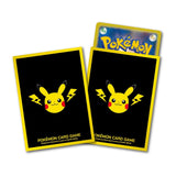 Card Sleeves Pikachu & Lightning - Pokémon Card Game - Authentic Japanese Pokémon Center TCG Sleeves 