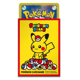 Card Sleeves Pokémon Dolls (Red) - Pokémon Card Game - Authentic Japanese Pokémon Center TCG Sleeves 