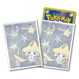 Card Sleeves Premium Gloss Jirachi Star Link (White) - Pokémon Card Game - Authentic Japanese Pokémon Center TCG Sleeves 