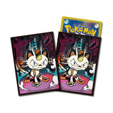 Card Sleeves Premium Gloss Meowth - Pokémon Card Game - Authentic Japanese Pokémon Center TCG Sleeves 
