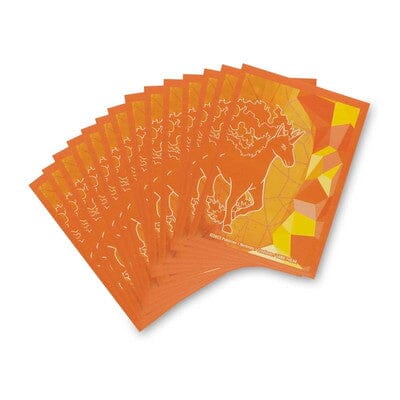 Card Sleeves Rapidash Flames - Pokémon Card Game - Authentic Japanese Pokémon Center TCG Sleeves 