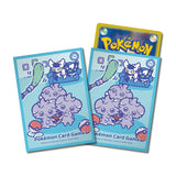 Card Sleeves Relaxed Teasing (Blue) - Pokémon Card Game - Authentic Japanese Pokémon Center TCG Sleeves 