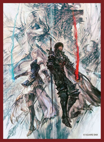 Card Sleeves Series FFCSS-25 Flame of Passion, Will of Ice - Final Fantasy Trading Card Game - Authentic Japanese Square Enix TCG Sleeves 