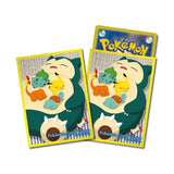 Card Sleeves Snorlax (Yellow) - Pokémon Card Game - Authentic Japanese Pokémon Center TCG Sleeves 