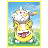 Card Sleeves Togedemaru & Yamper - Pokémon Card Game - Authentic Japanese Pokémon Center TCG Sleeves 