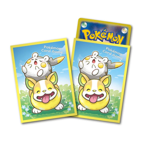 Card Sleeves Togedemaru & Yamper - Pokémon Card Game - Authentic Japanese Pokémon Center TCG Sleeves 