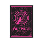 Card Sleeves Vol.6 Compass Black & Pink One Piece Card Game - Authentic Japanese Bandai Namco TCG Sleeves 