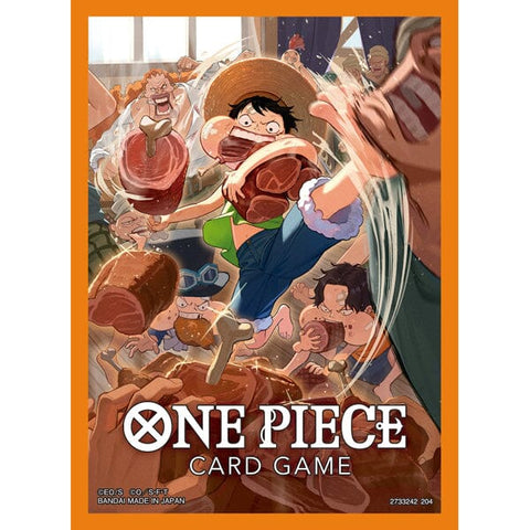 Card Sleeves Vol.7 The Three Brothers One Piece Card Game - Authentic Japanese Bandai Namco TCG Sleeves 