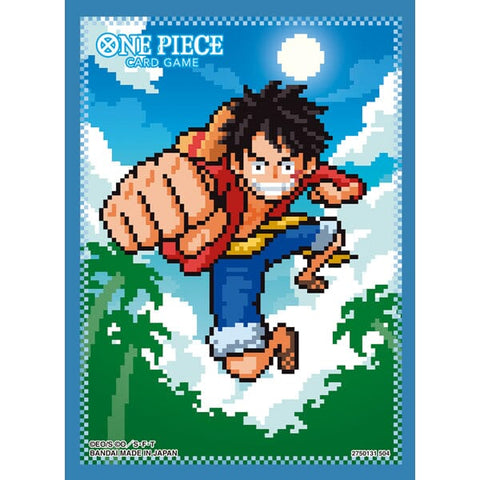 Card Sleeves Vol.8 Monkey D. Luffy (Dot) One Piece Card Game - Authentic Japanese Bandai Namco TCG Sleeves 