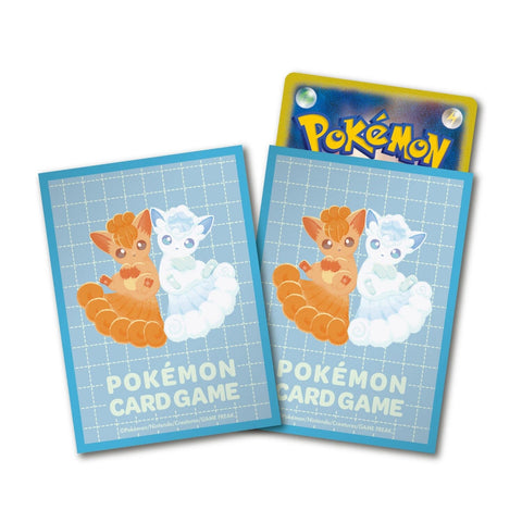 Card Sleeves Vulpix & Alolan Vulpix Nitamono Doushi - Pokémon Card Game - Authentic Japanese Pokémon Center TCG Sleeves 