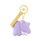 Carefree Ditto Mascot Plush With Carabiner Ten Poké Ten Colors - Authentic Japanese Pokémon Center Mascot Plush Keychain 