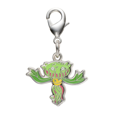 Carnivine - National Pokédex Metal Charm Keychain #455 - Authentic Japanese Pokémon Center Keychain 