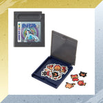 Cartridge Style Case With Sticker Seal (Silver Version) - Pokémon Gold and Silver 25th Anniversary - Authentic Japanese Pokémon Center Office Accessory (plastic) 