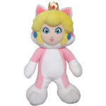 Cat (Neko) Peach Plush (S) Super Mario 3D World - Authentic Japanese San-ei Boeki Plush 