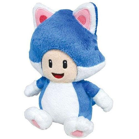 Cat (Neko) Toad Plush (S) Super Mario 3D World - Authentic Japanese San-ei Boeki Plush 