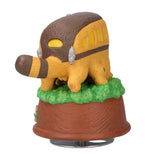 Catbus Porcelain Figure Music Box "Catbus in the Trees" - My Neighbor Totoro - Authentic Japanese Sekiguchi Figure 