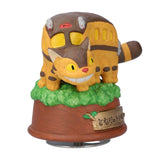 Catbus Porcelain Figure Music Box "Catbus in the Trees" - My Neighbor Totoro - Authentic Japanese Sekiguchi Figure 