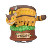 Catbus Porcelain Figure Music Box "Catbus in the Trees" - My Neighbor Totoro - Authentic Japanese Sekiguchi Figure 