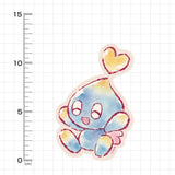 Chao Outdoor Compatible Sticker - Sonic the Hedgehog - Authentic Japanese COSPA Sticker 